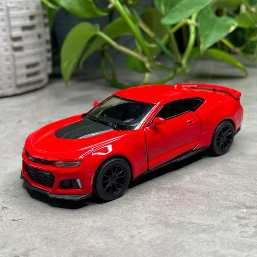 Машинка металлическая Chevrolet Camaro ZL1 2017 Шевроле Комаро Kinsmart 1:38 5399DKT инерционная, цвет #1