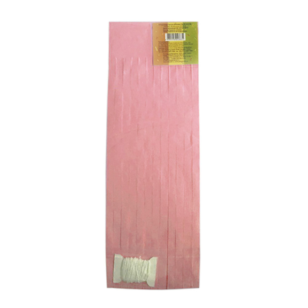 Гирлянда Тассел розовая 3м 16 листов #1