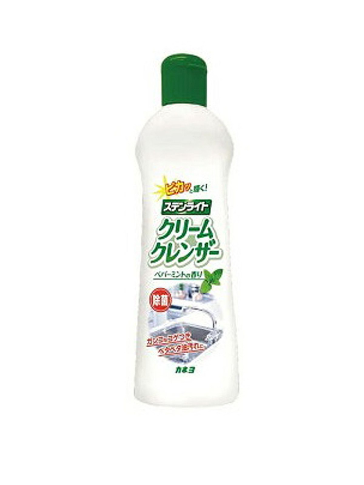 KANEYO / Крем чистящий для кухни Kaneyo - Экстракт бамбука / гранулы (мята) 400 г  #1