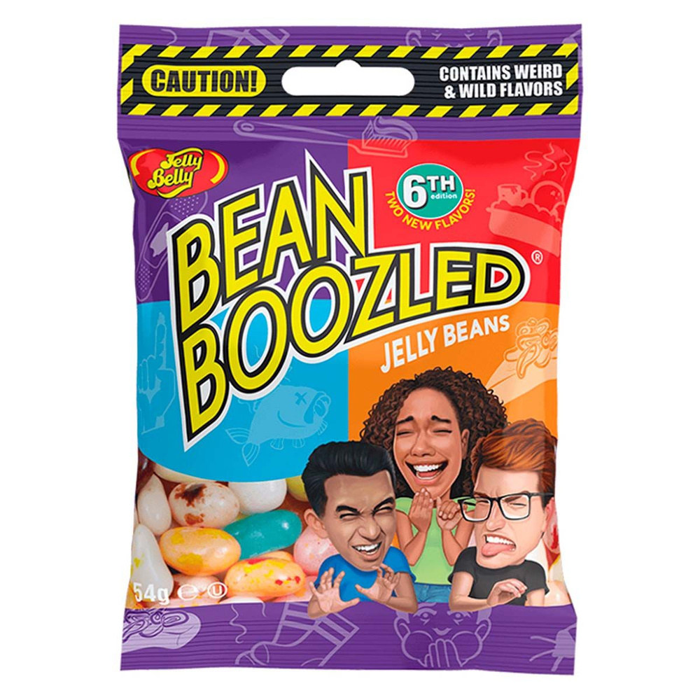 Драже жевательное конфеты Jelly Belly Bean Boozled 6-я серия (Таиланд), 54 г  #1