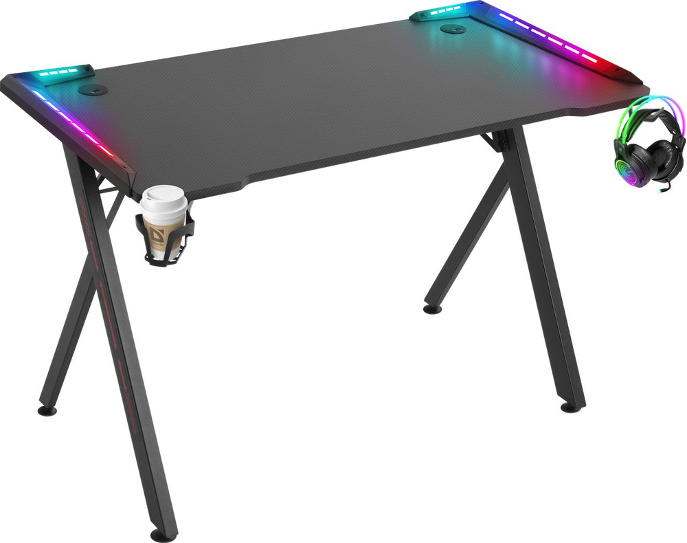 Defender Игровой компьютерный стол Extreme RGB (64307), 110х60х75 см #1