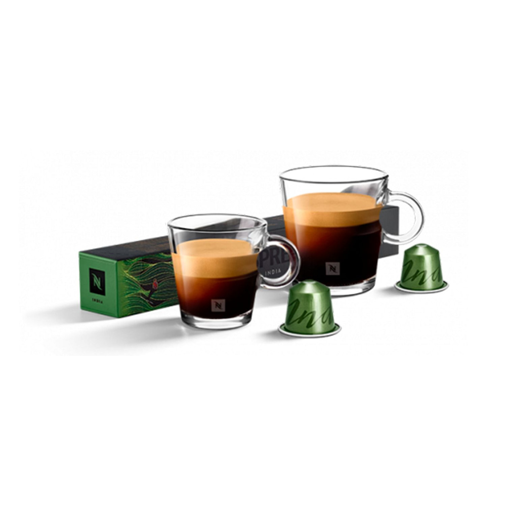 Кофе в капсулах Nespresso India - Пикантный с ароматом индийской арабики - 10 шт  #1