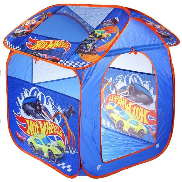 Палатка детская игровая Hot Wheels с сумкой для хранения Играем вместе / домик для детей Хот Вилс  #1
