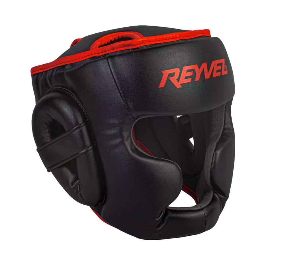 Шлем Reyvel тренировочный Full Face черно красный #1