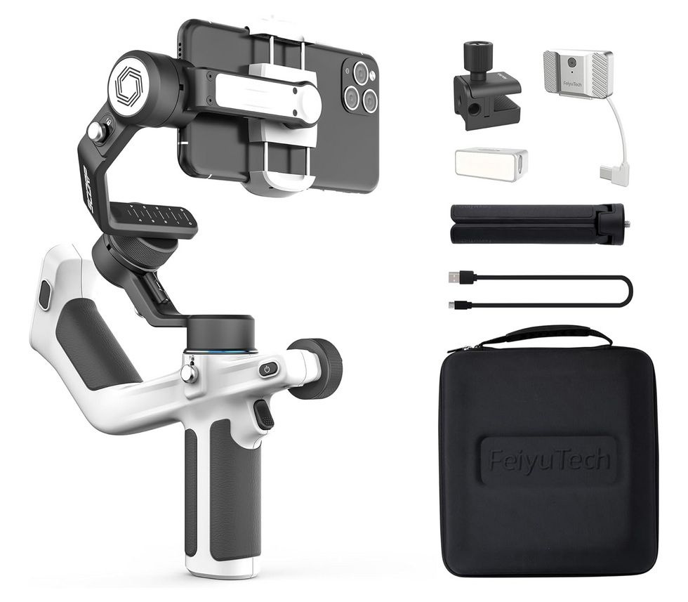 Стабилизатор FeiyuTech Scorp Mini P Kit, трехосевой, для смартфонов, белый  #1