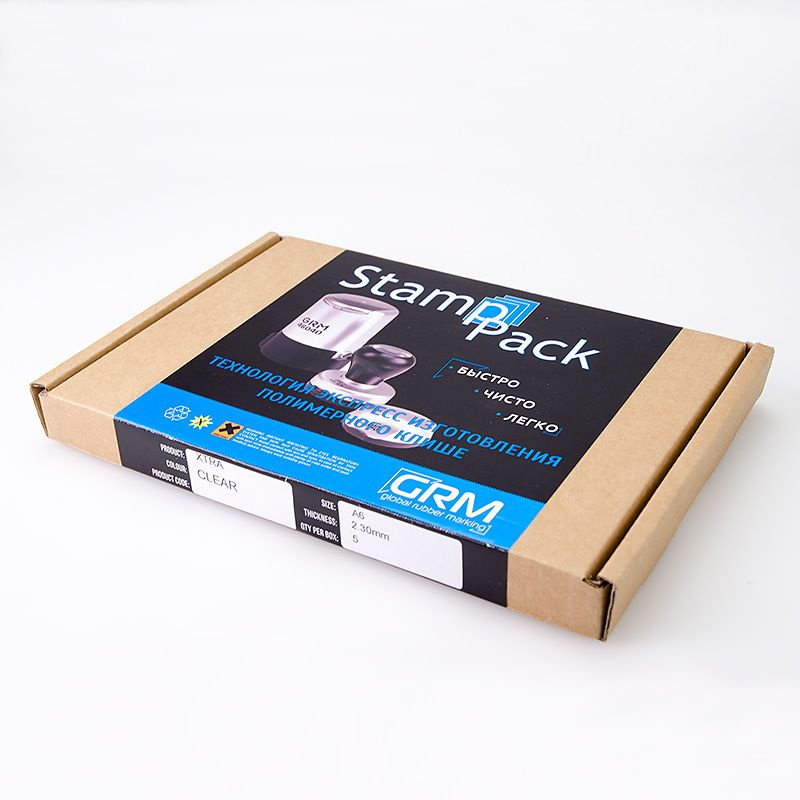 GRM StampPack - Кассета с полимером, формат A6, 2.3mm, упаковка 5 шт.  #1
