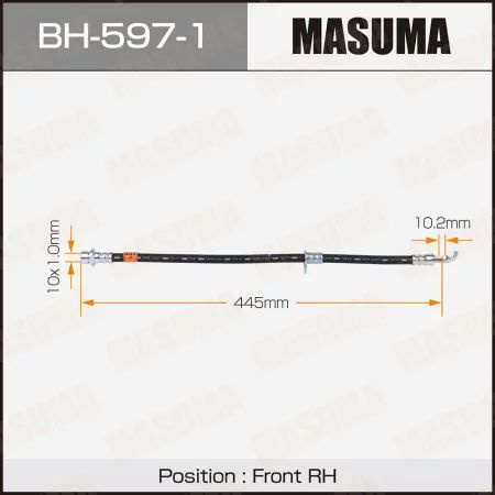Шланг тормозной "Masuma" BH-597-1 T- front LAND CRUISER UZJ200L RH #1