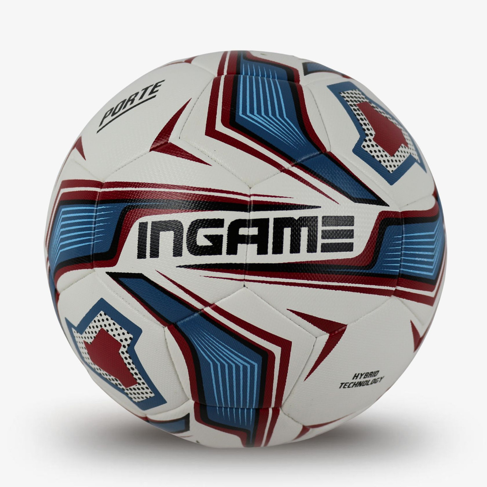 INGAME Футбольный мяч, 5 размер, белый #1