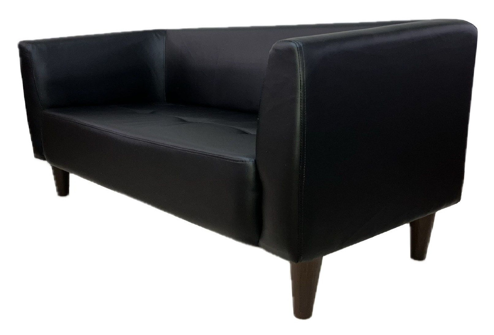 Петролюкс Прямой диван, механизм Нераскладной, 160х67х77 см,черный  #1