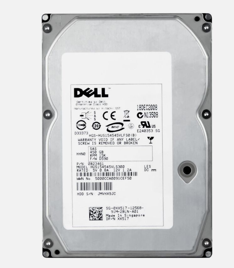 Dell 450 ГБ Внутренний жесткий диск (XX517)  #1