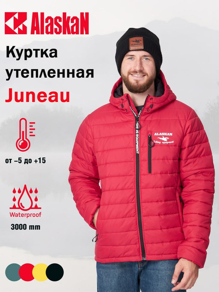 Куртка Alaskan Juneau Red M утепленная стеганая #1