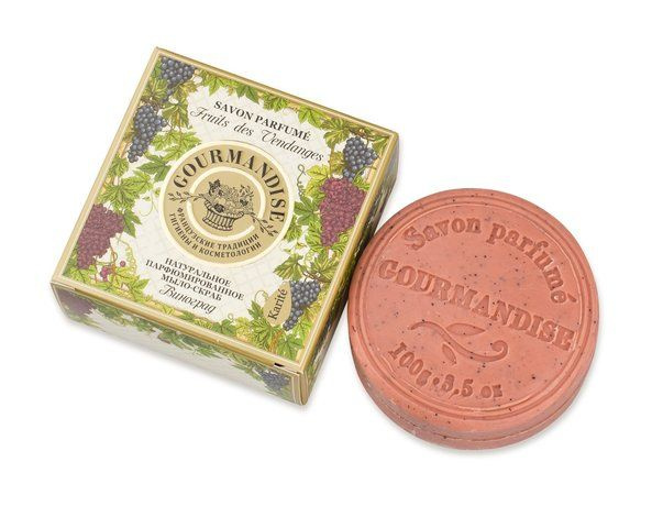 Натуральное мыло-скраб с ароматом винограда GOURMANDISE 100 мл  #1