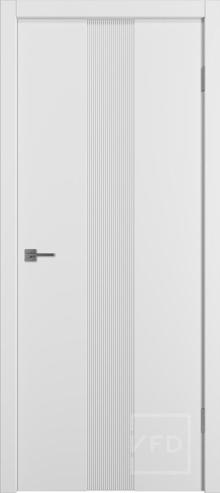 Владимирская Фабрика Дверей Дверь межкомнатная Satin blank, МДФ, 600x2000, Глухая  #1