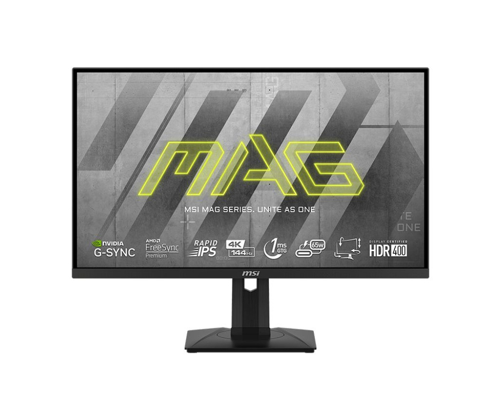 MSI 27" Монитор Монитор MSI MAG 274UPF, 3840x2160,144 Гц, IPS, LED, 1000:1, 400 Кд/м², черный, черный #1