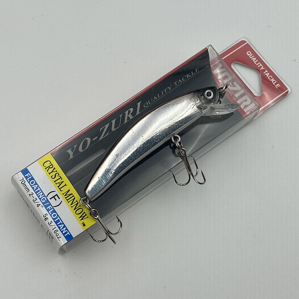 Воблер для рыбалки Yo Zuri Crystal Killer minnow-F 70mm 5g на щуку, жерех, судак, окунь минноу  #1