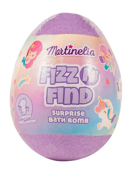Бомбочка для ванны с сюрпризом Egg bath bomb purple #1