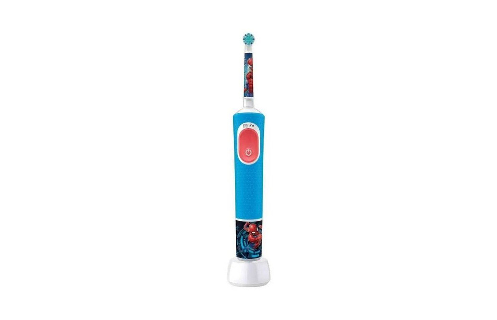 Oral-B Электрическая зубная щетка Vitality Pro D103 Kids Spiderman, голубой  #1