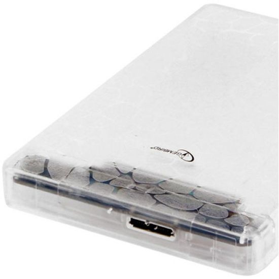 Внешний корпус для HDD 2.5" Gembird EE2-U3S-32P, пластик, прозрачный, USB 3.0  #1