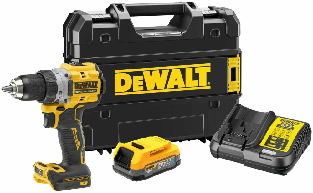 Аккумуляторная дрель-шуруповерт DeWALT DCD800E1T #1