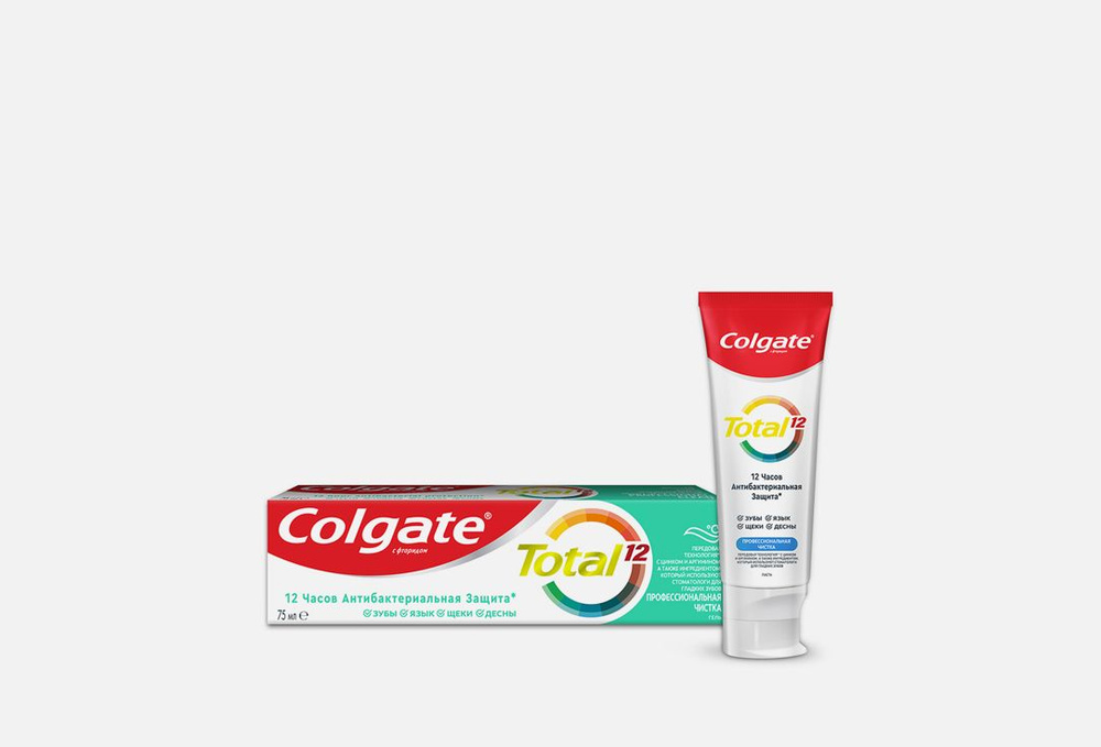 Зубная паста colgate total12 профессиональная чистка гель #1