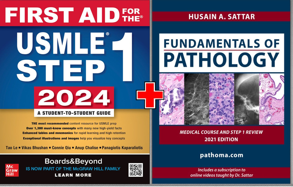 First Aid for the USMLE Step 1 2024 + Fundamentals of Pathology: Husain A. Sattar (2021) #1