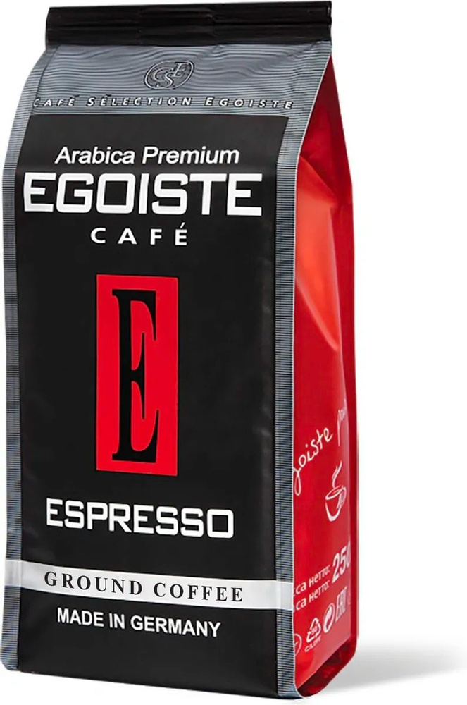 Кофе Egoiste Espresso Молотый 250 г #1