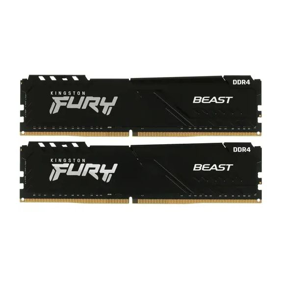Kingston Оперативная память Fury Beast Black 2x16 ГБ (KF432C16BBK2/32) #1