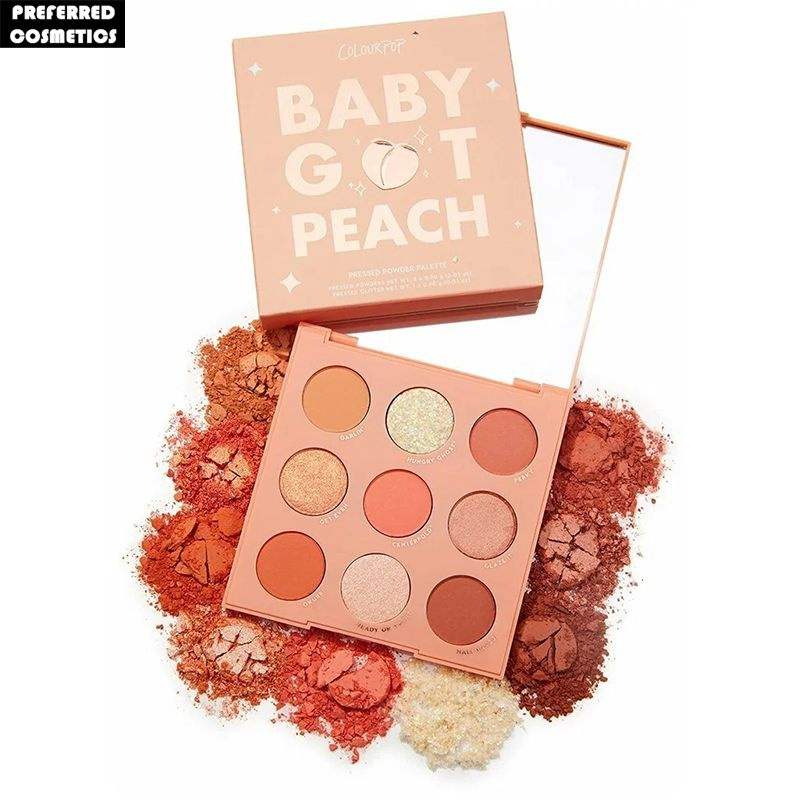 Палетка теней Colourpop - Baby Got Peach Shadow Palette #1