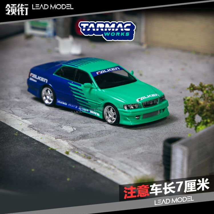 Машинка TW Tarmac Works 1:64 Chaser JZX100 FALKEN TARMAC die cast alloy car model decoration gift  #1