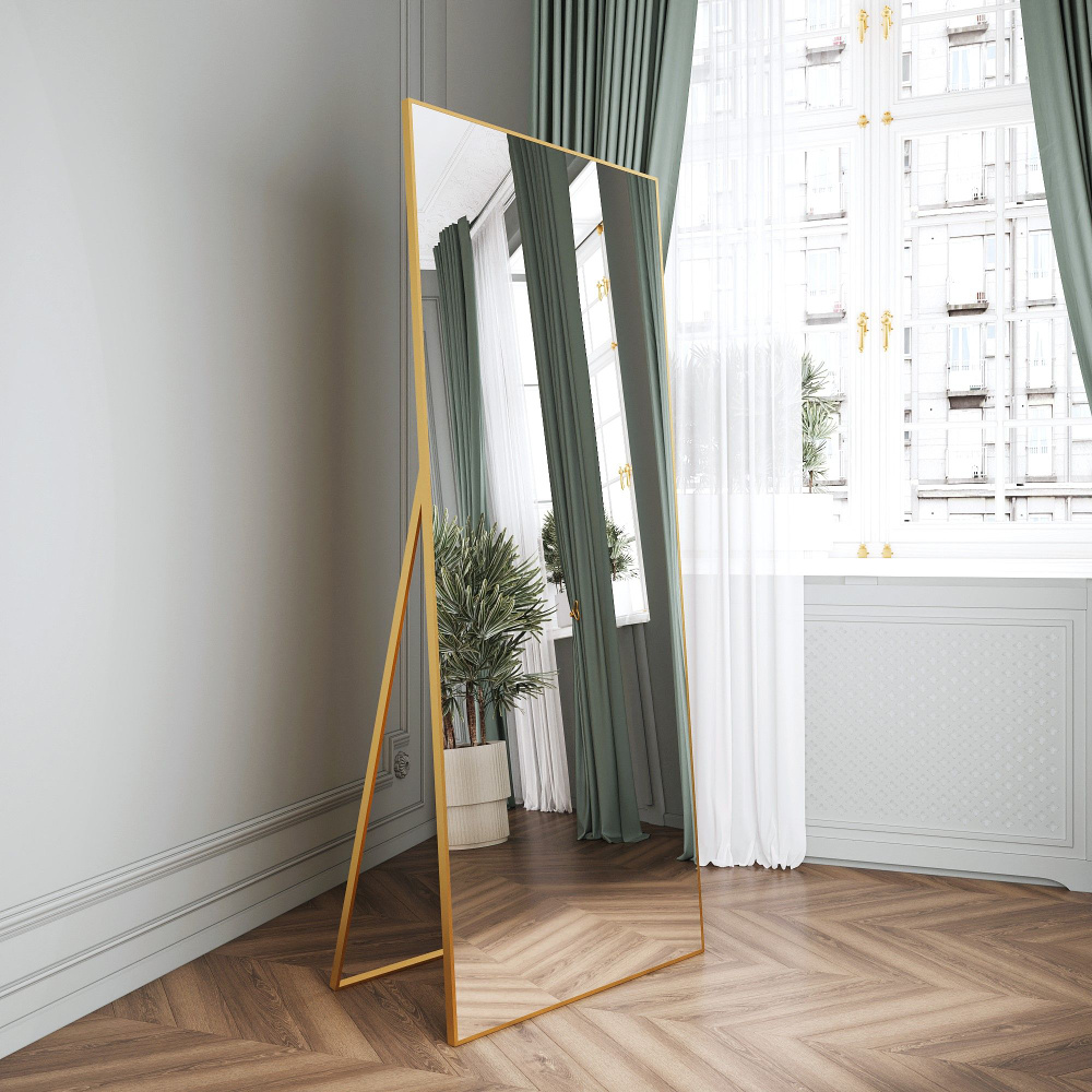 Большое напольное зеркало в полный рост в раме прямоугольное в комнату или гардеробную TODA ALMA 170х70 #1