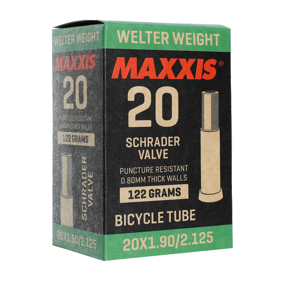Камера 20x1.90/2.125 Maxxis Welter Weight, толщина 0.8 мм, автониппель #1