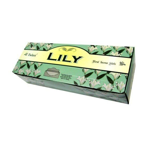 Tulasi LILY Floral Incense Sticks, Sarathi (Туласи благовония ЛИЛИЯ, Саратхи), уп. 20 палочек.  #1