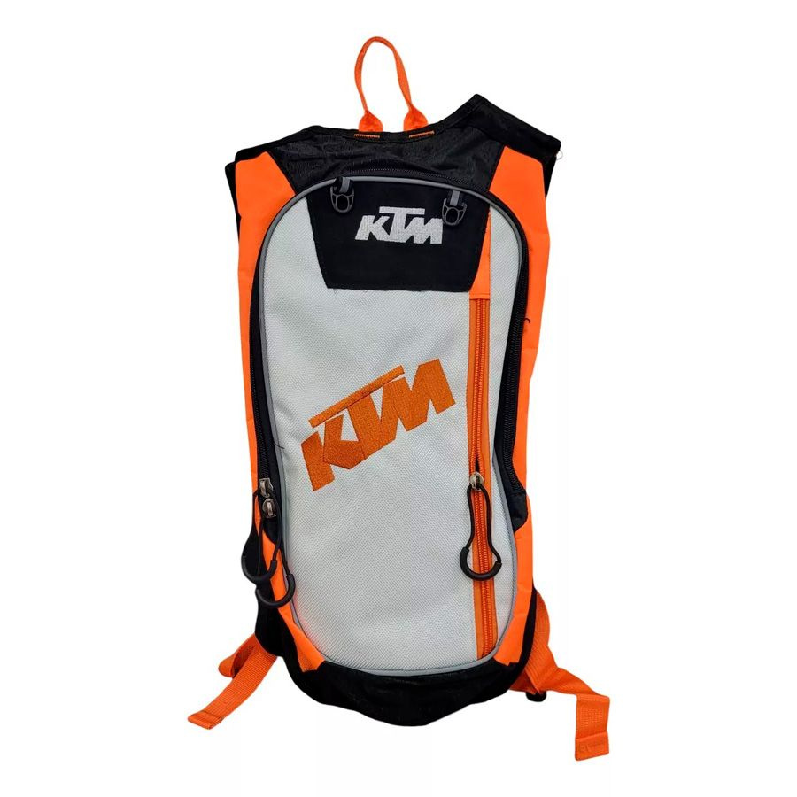 Рюкзак гидропак KTM бело-оранжевый / Емкость для питья / Гидратор КТМ  #1
