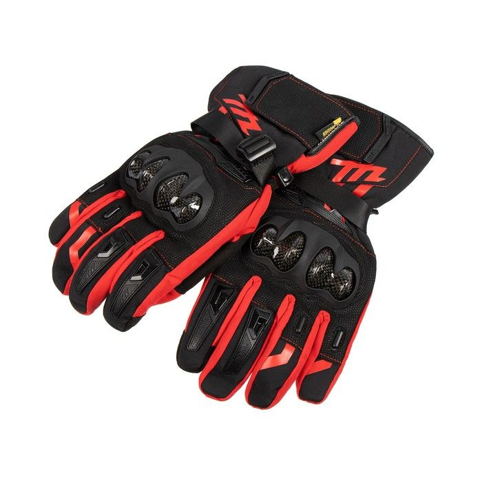 Мотоциклетные перчатки КНР Защитные, утепленные, размер XL, красные  #1