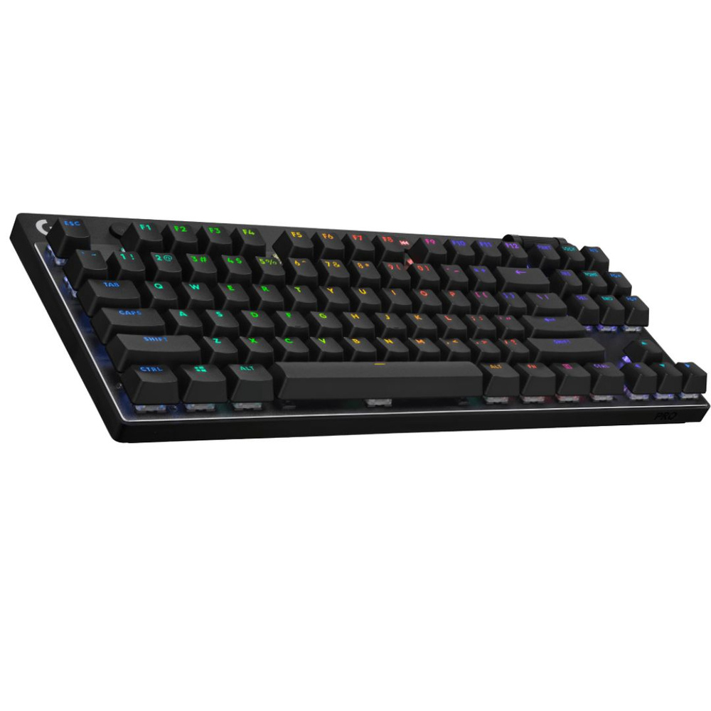 Logitech Игровая клавиатура беспроводная PRO X TKL LIGHTSPEED, (GX Brown), Английская раскладка, черный #1