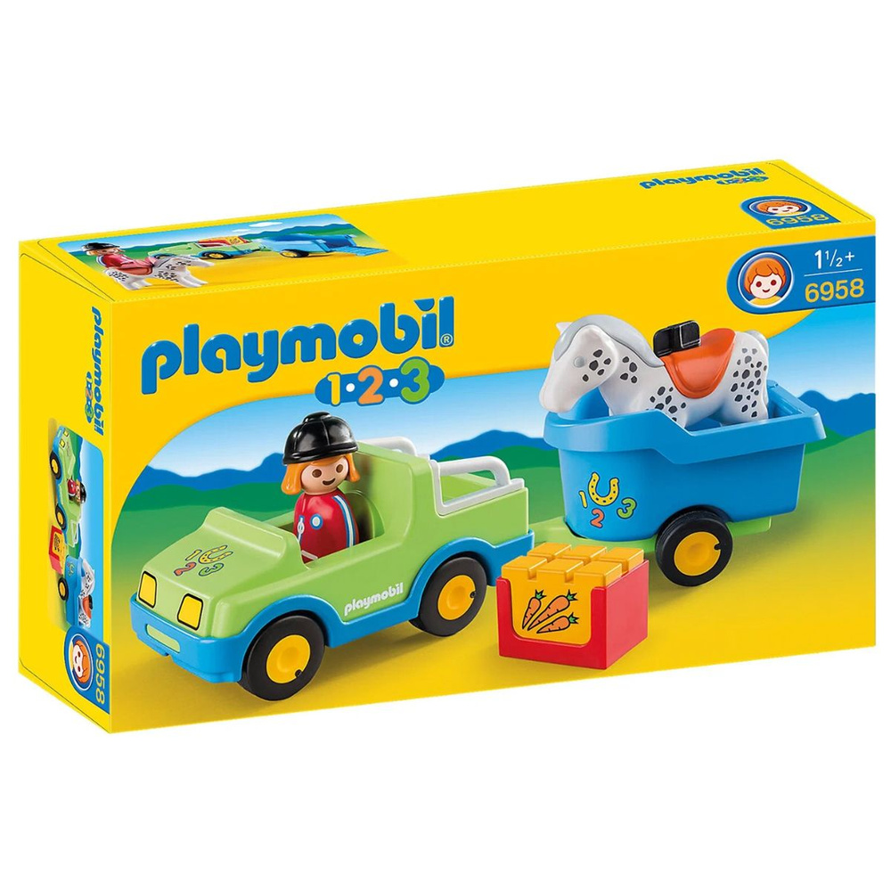 Набор Автомобиль с коневозкой Playmobil 6958 #1