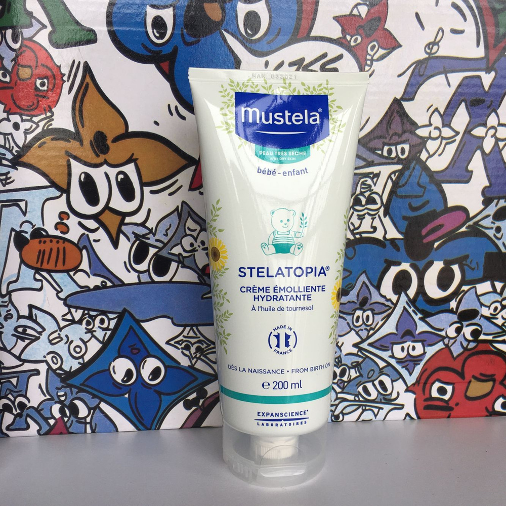 Mustela Крем-эмолент Stelatopia, 200 мл #1