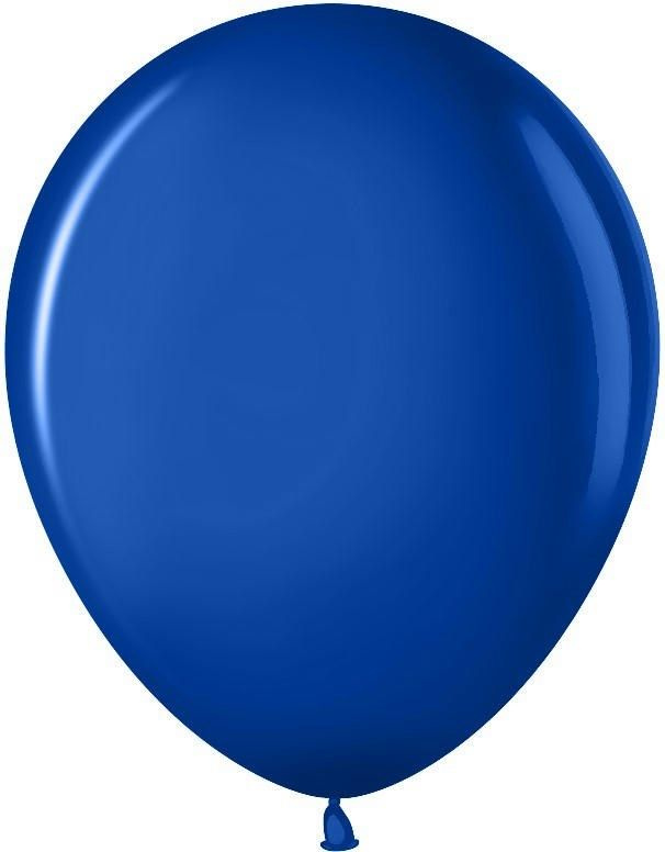 Воздушный шар, шарики (12''/30 см) Синий сапфир (856), металлик, 50 шт. набор шаров на праздник  #1