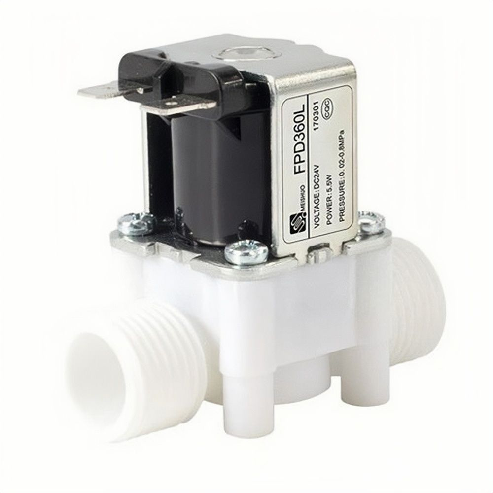 Клапан электромагнитный FPD360L для холодной воды 12В резьба 1/2 дюйма нормально закрытый высокого качества #1