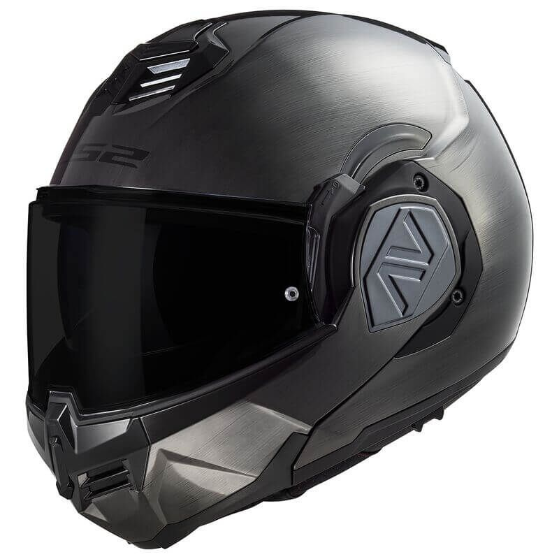 Шлем модуляр для мотоциклистов LS2 FF906 ADVANT JEANS Titanium XXL мотоэкипировка мотозащита  #1