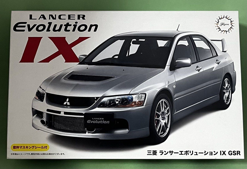 Сборная Модель Автомобиля Lancer Evolution IX / Масштаб 1/24 / Коллекционная  #1
