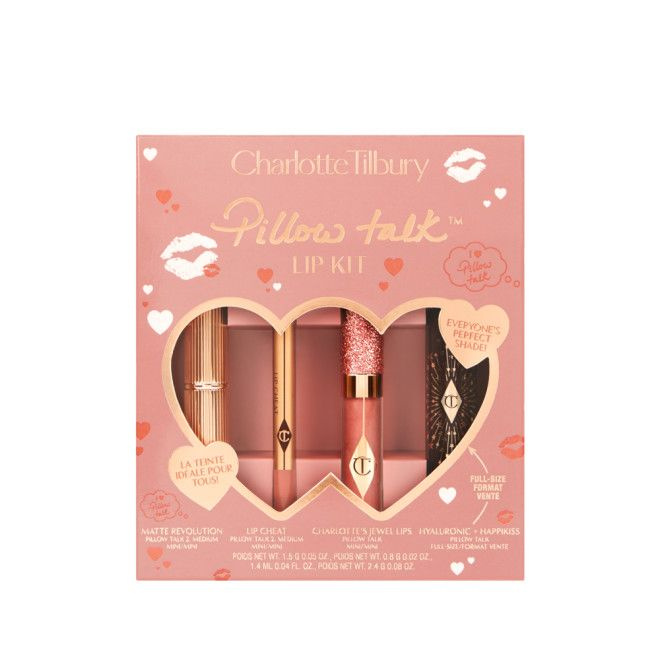 Лимитированный набор косметики для макияжа губ Charlotte Tilbury PILLOW TALK Lip Wardrobe  #1