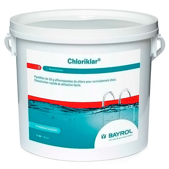 Хлор быстрый Хлориклар (ChloriKlar) для бассейна быстрорастворимые таблетки 5 кг Bayrol - Химия для дезинфекции #1