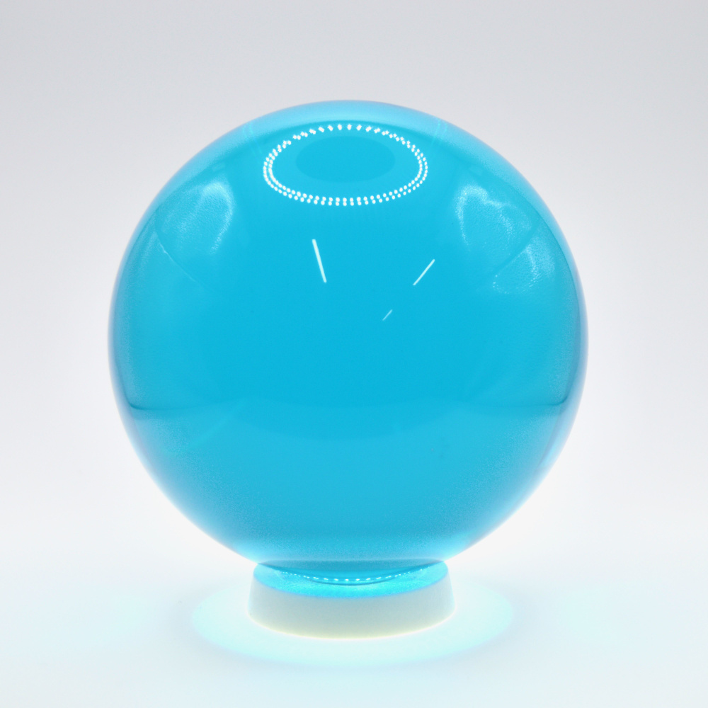 Акриловый шар для контактного жонглирования 100 мм голубой  #1