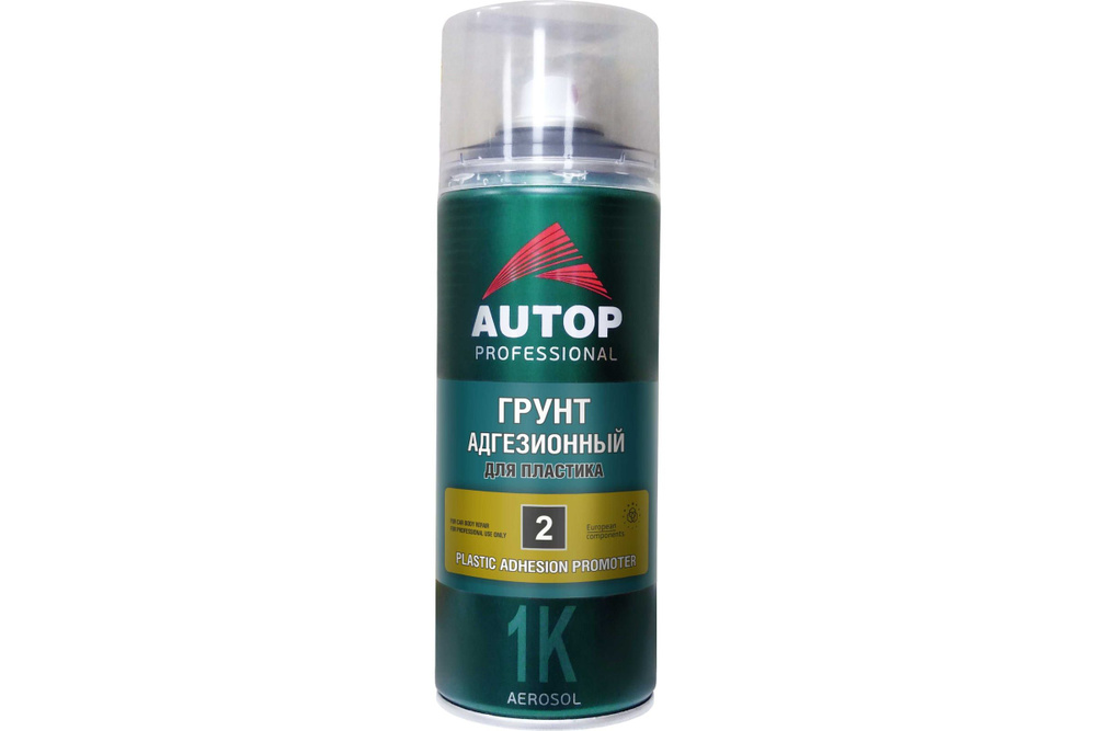 Грунт адгезионный для пластика AUTOP Professional №2, прозрачный, аэрозоль 520 мл ATP-A07271  #1