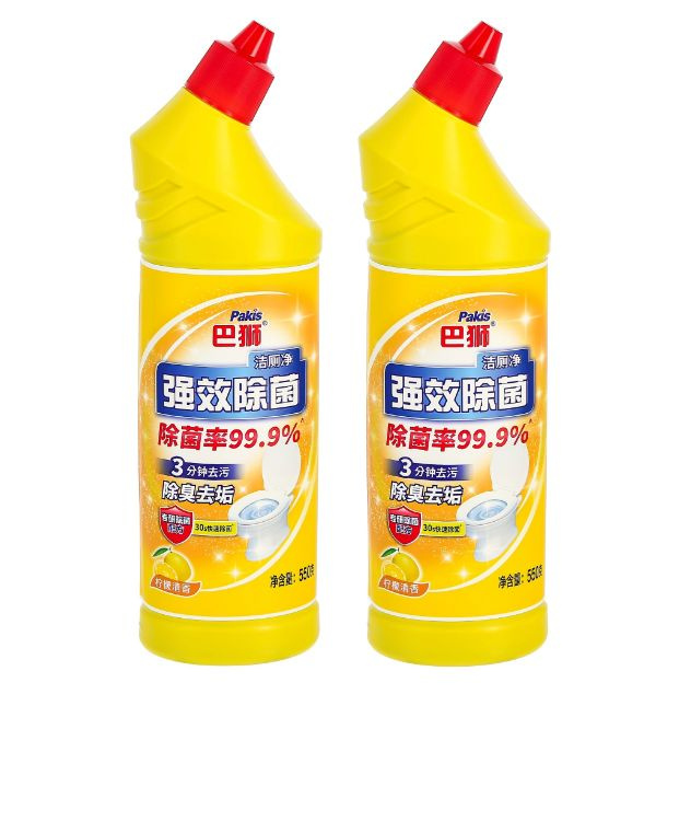 Чистящее средство для туалета Valeur антибактериальным эффектом лимон 1+1 550 гр  #1
