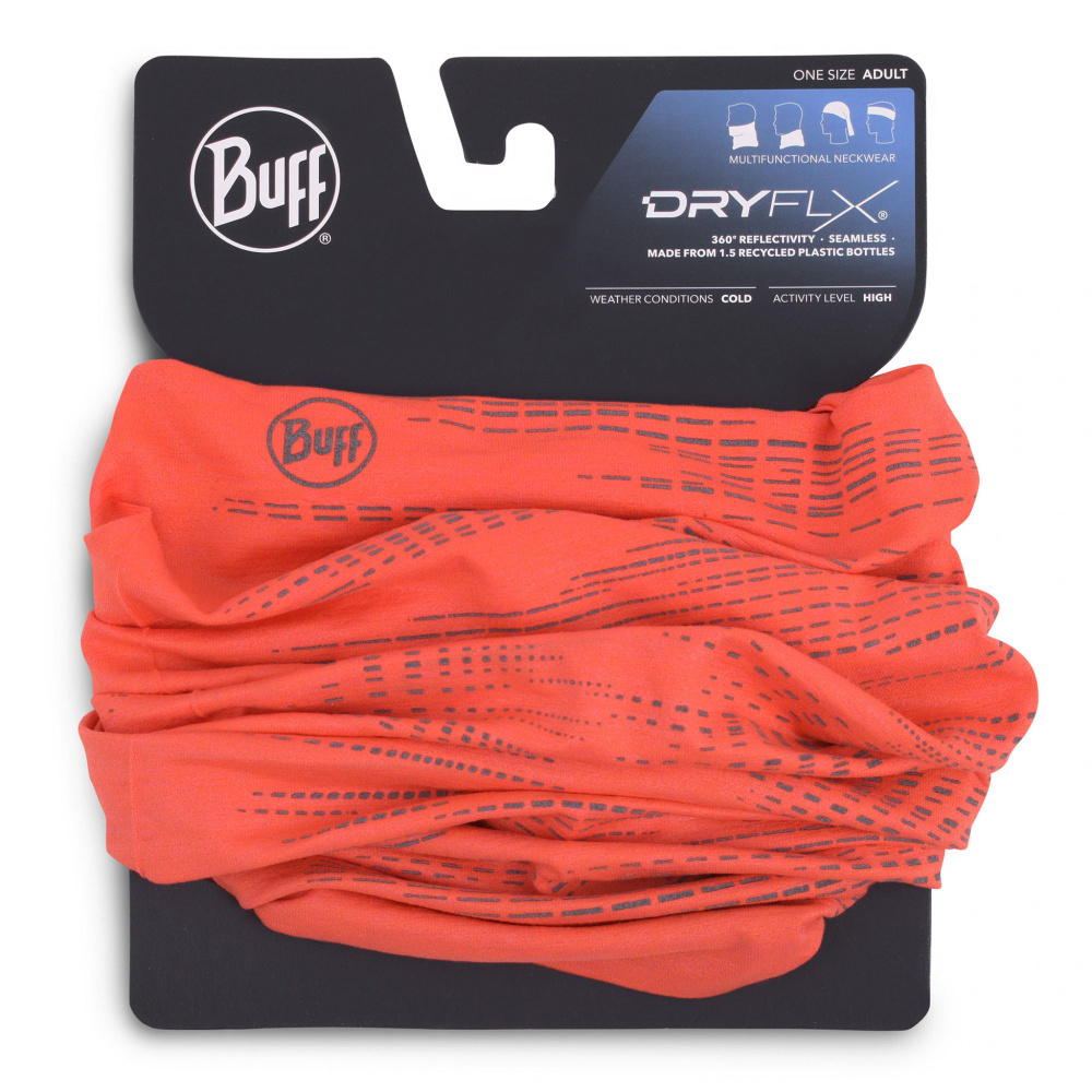 Бандана бафф Buff Dryflx Orange Red 118096.402.10.00 #1
