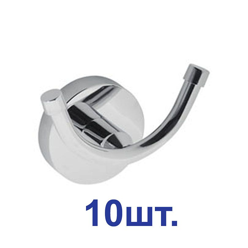 Крючок для ванной Fora Long двойной на шуруп металл хром (L027/1015) (10 шт.)  #1