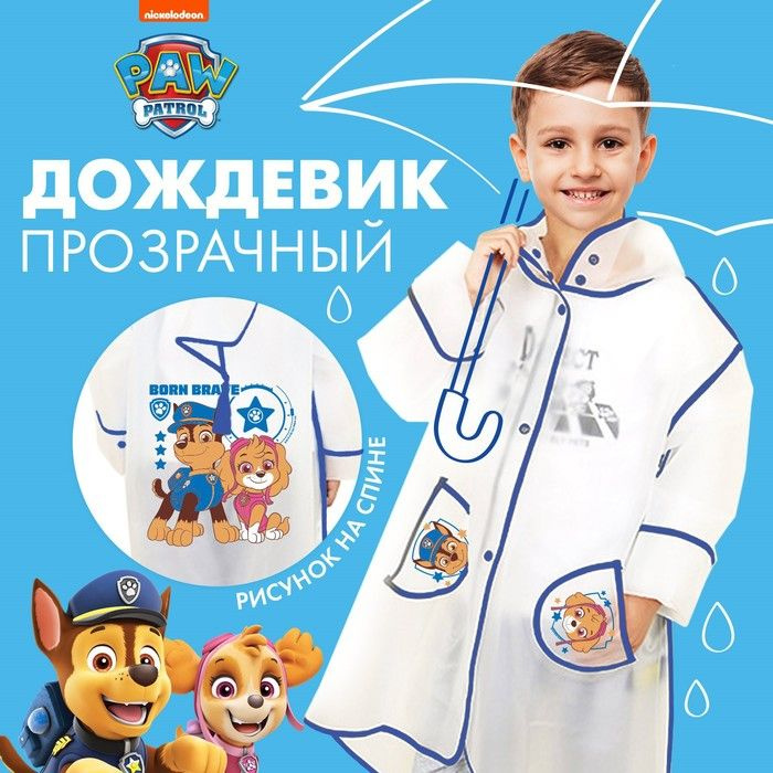 Дождевик Paw Patrol #1