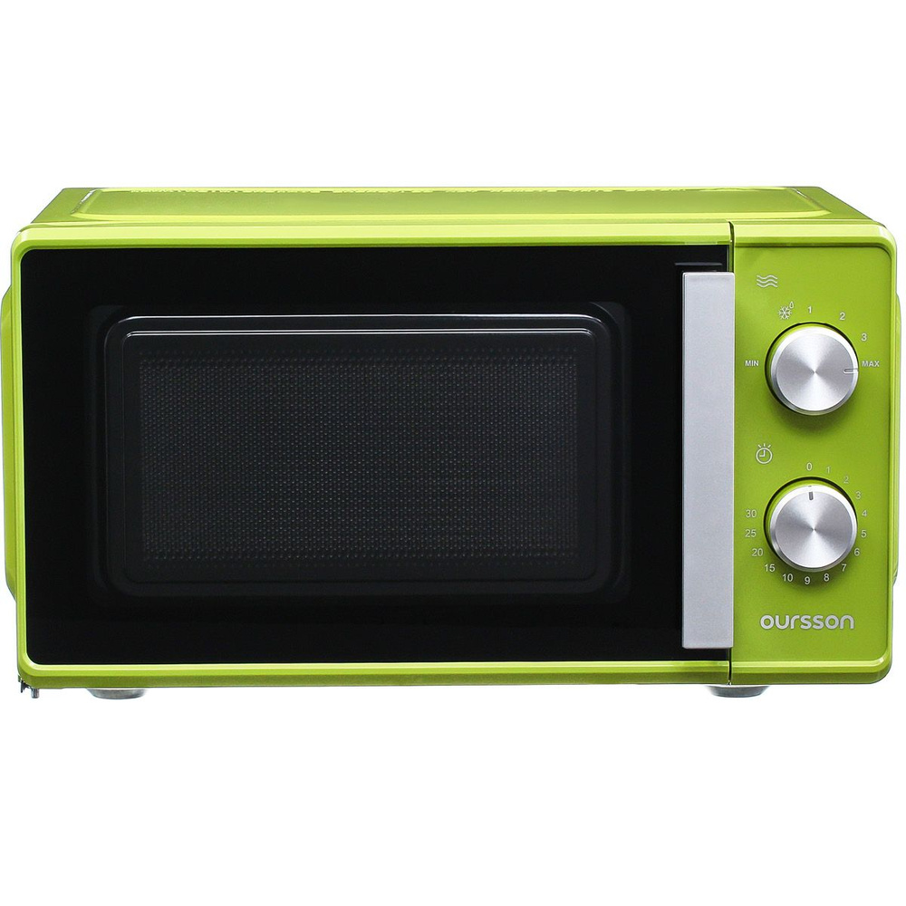 Микроволновая печь Oursson MM1702/GA, зеленое яблоко, СВЧ 700 Вт, таймер приготовления 30 минут, 17 литров, #1